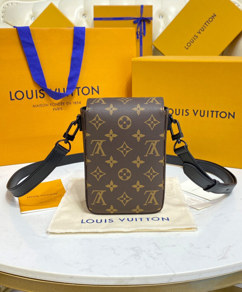 Louis Vuitton S-Lock Vertical Wearable Wallet M81522 Brown